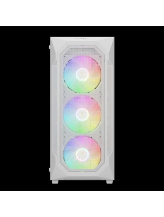 Gamdias Aura GC1 Elite WH ARGB Tempered Glass White