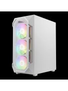 Gamdias Aura GC1 Elite WH ARGB Tempered Glass White