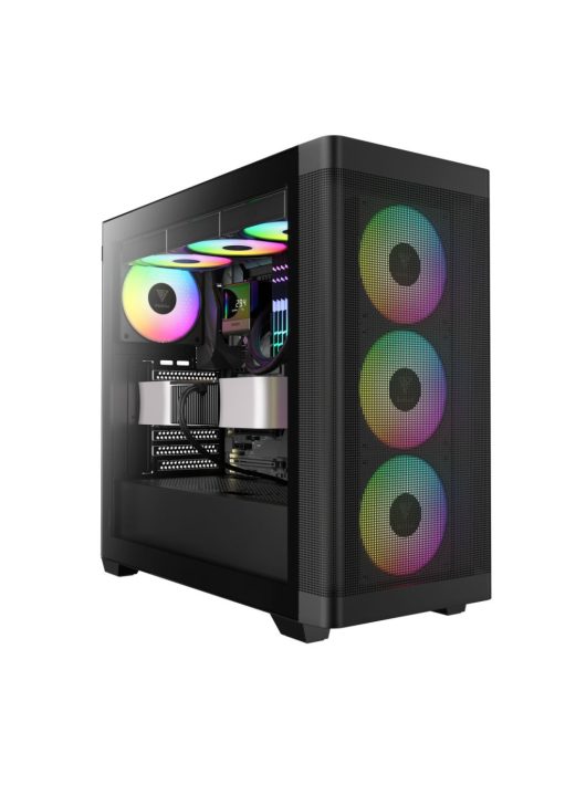 Gamdias Athena M3 Tempered Glass Black