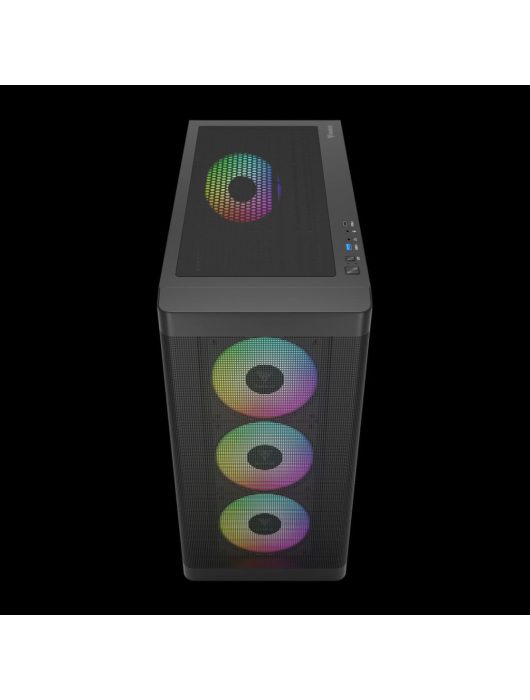 Gamdias Athena M3 Tempered Glass Black