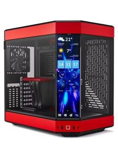 HYTE Y60 Tempered Glass Black Cherry + Y60 DIY LCD panel