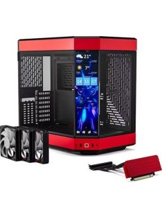 HYTE Y60 Tempered Glass Black Cherry + Y60 DIY LCD panel
