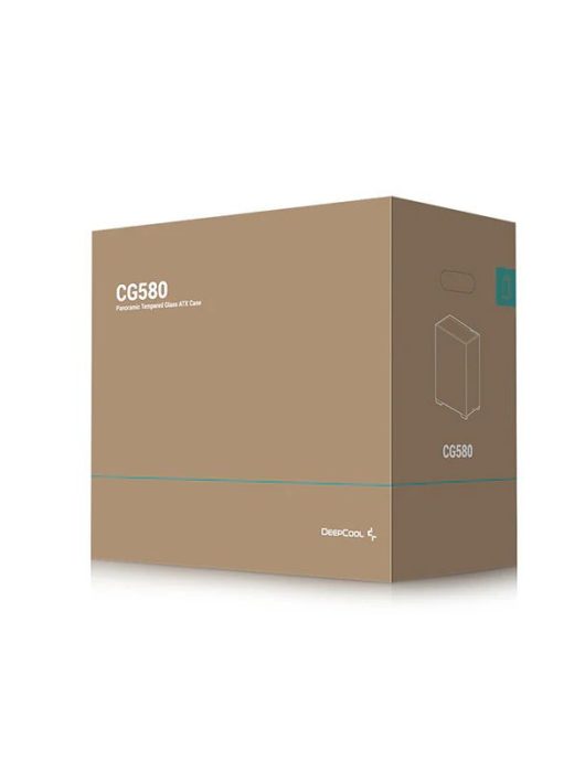 DeepCool CG580 Tempered Glass Black