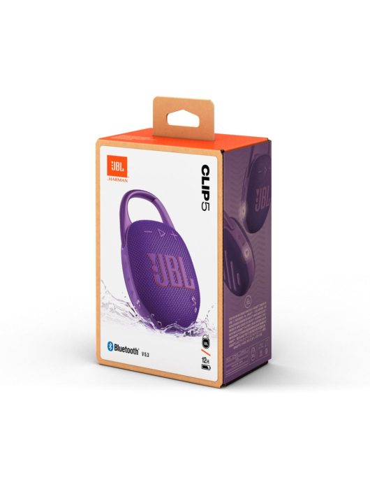 JBL Clip5 Bluetooth Ultra-portable Waterproof Speaker Purple