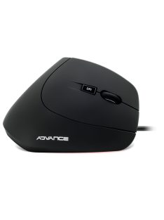 Advance Vertical Plus Mouse Black
