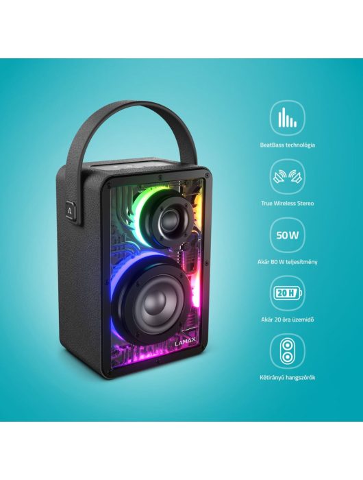 Lamax CyberWave1 Bluetooth Speaker Black