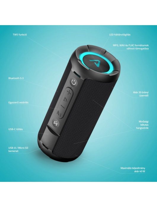 Lamax SoundJam1 Bluetooth Speaker Black