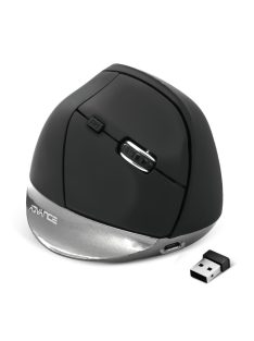 Advance Vertical Plus Wireless Mouse Black