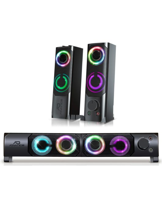 Advance Soundphonics 6W RMS RGB Speaker Black