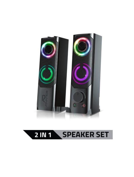 Advance Soundphonics 6W RMS RGB Speaker Black