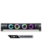 Advance Soundphonics 6W RMS RGB Speaker Black