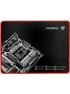Colorful Small Gaming Egérpad Black
