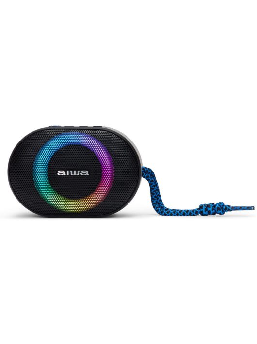 Aiwa BST-330BL Portable Bluetooth Speaker Black/Blue