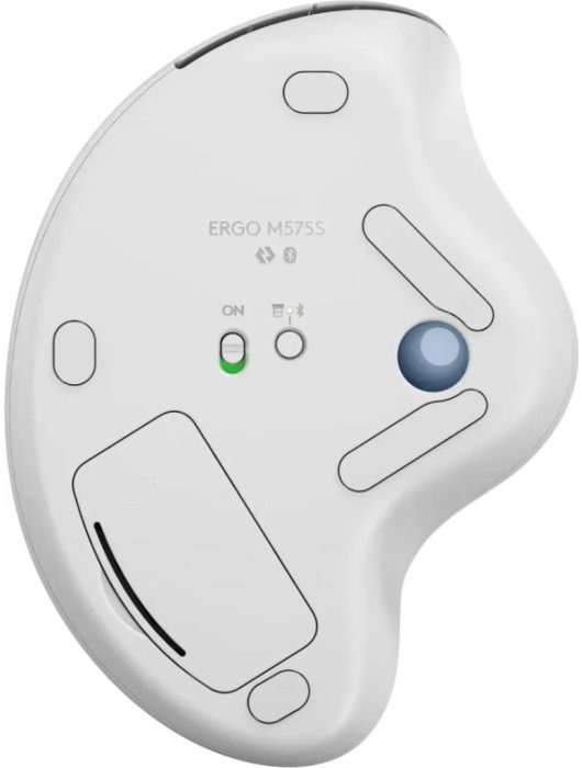 Logitech Ergo M575S Wireless Bluetooth Trackball Off White