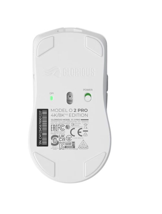 Glorious Model O 2 PRO Series Wireless Mouse 4K/8KHz Edition White