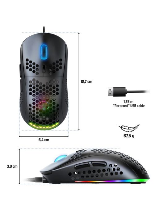 Spirit Of Gamer Pro M4 Gaming Mouse Dark