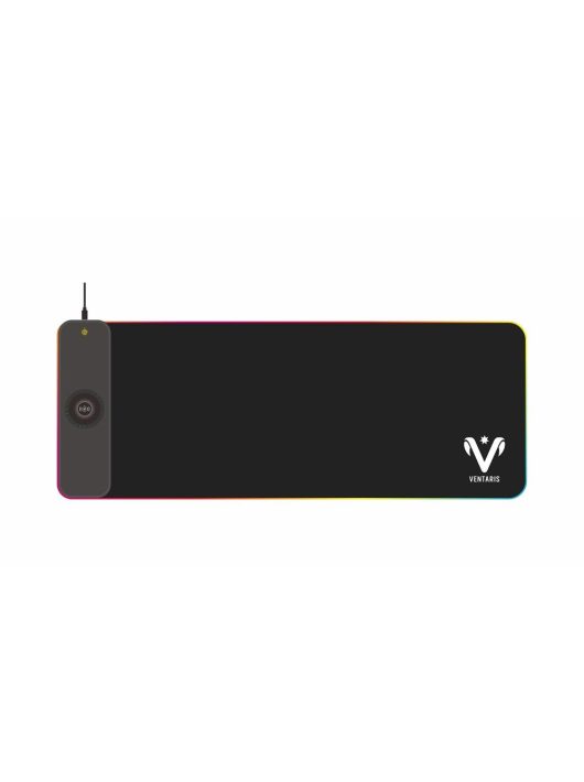 Ventaris VMP911-SXXL Quasar Fibra RGB Gaming Egérpad Black