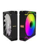Ventaris VGCF120-3F Tempest RGB Fan 3-pack Black