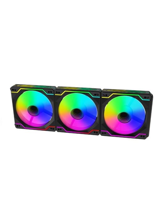 Ventaris VGCF120-3F Tempest RGB Fan 3-pack Black