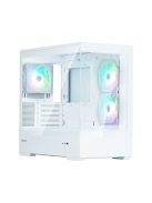 Zalman P30 V2 Tempered Glass White