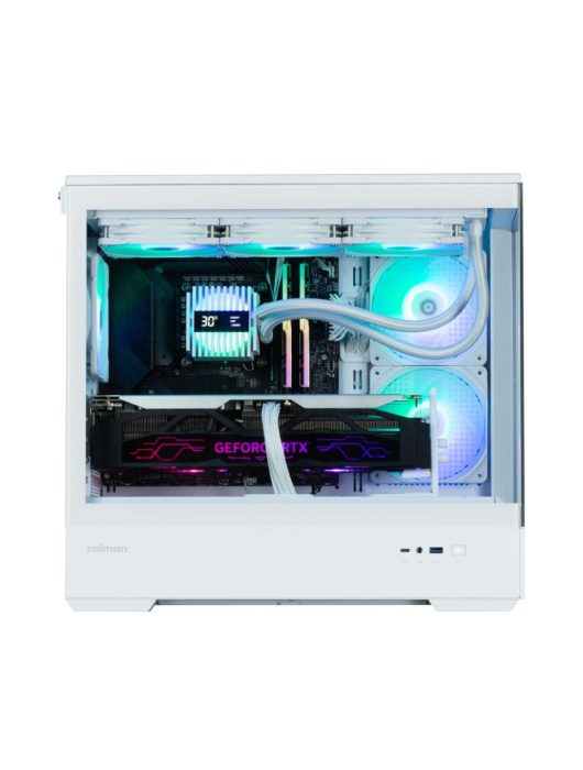Zalman P30 V2 Tempered Glass White