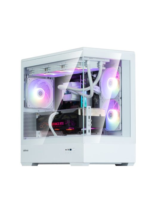 Zalman P30 V2 Tempered Glass White