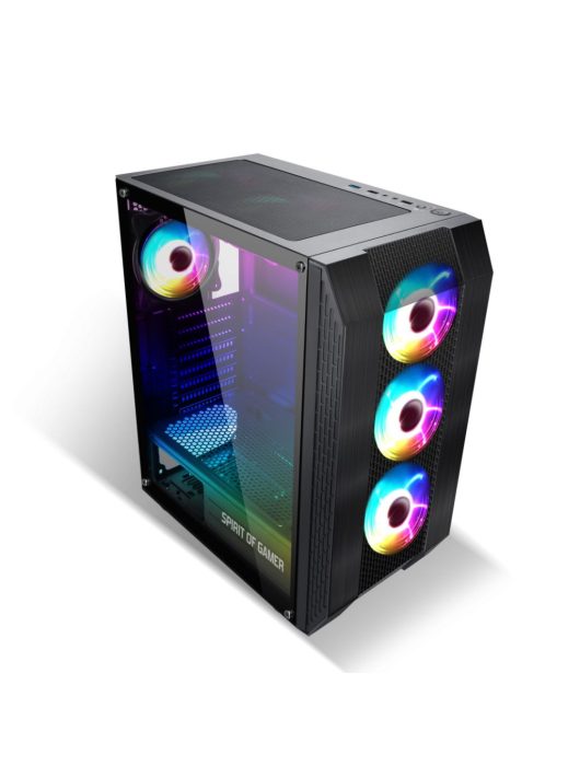 Spirit Of Gamer Rogue 6 Tempered Glass Black