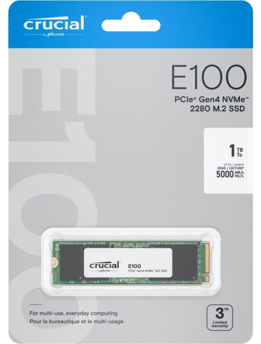 Crucial 1TB M.2 2280 NVMe E100
