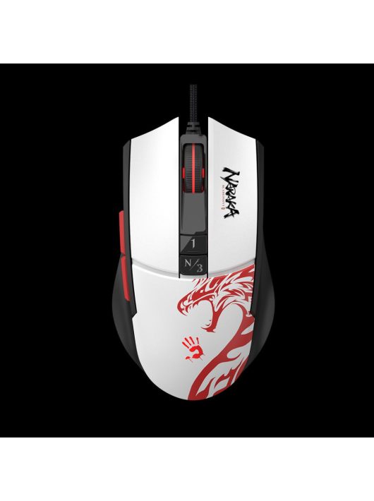 A4-Tech Bloody L65 Max eSport Naraka RGB Gaming mouse Black/White