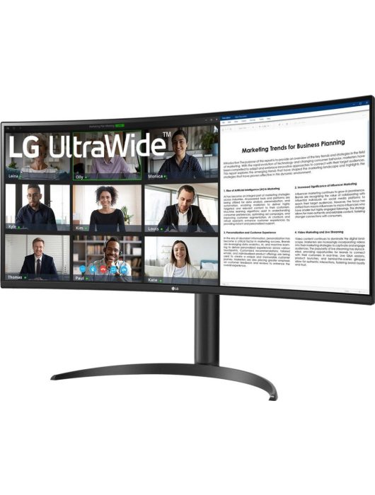LG 34" 34WR55QK-B LED