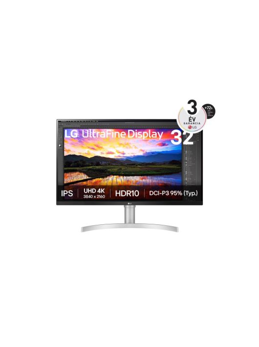 LG 31,5" 32UN650K-W IPS LED