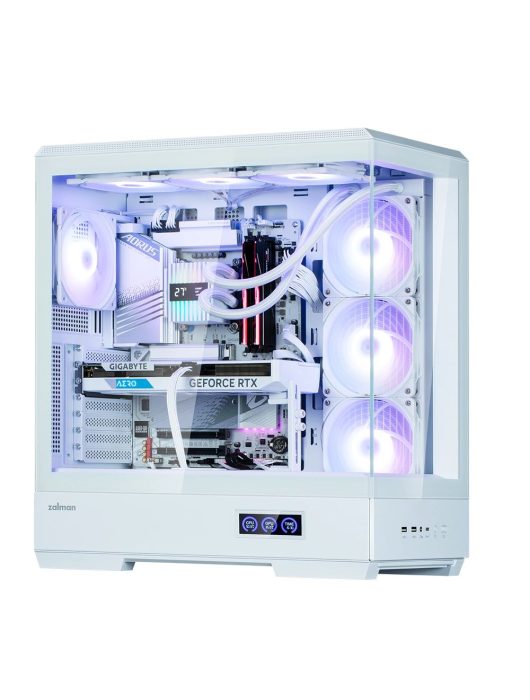 Zalman P50 DS Tempered Glass White