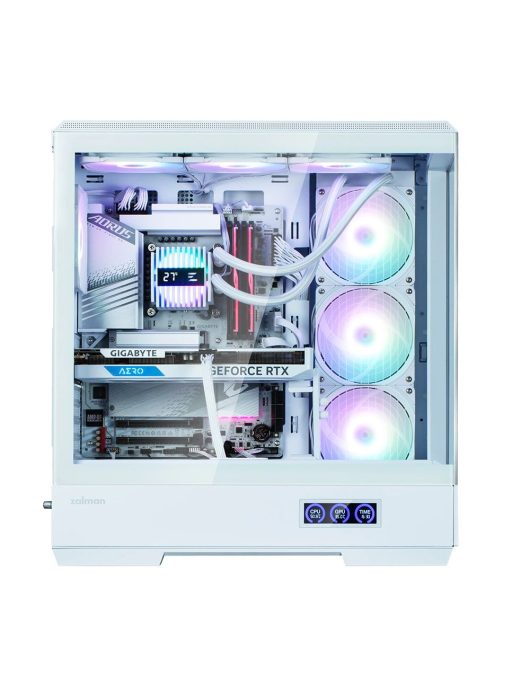 Zalman P50 DS Tempered Glass White