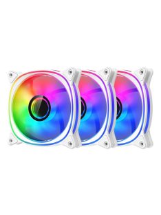 LC Power LC-CF-120-ARGB-KIT-R-W 3x120mm ARGB Case Fan White
