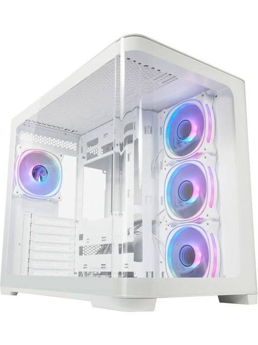 LC Power Gaming 8001W Tempered Glass Pro-Storm Light