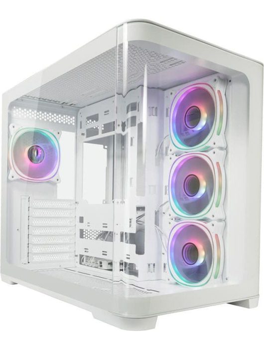 LC Power Gaming 8001W Tempered Glass Pro-Storm Light