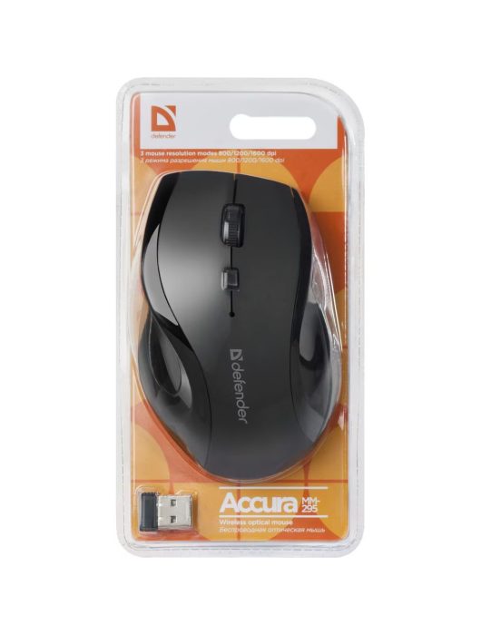 Defender Accura MM-295 Wireless Mouse Black