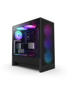 NZXT H5 Flow RGB (2024) Tempered Glass Black