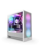 NZXT H5 Flow RGB (2024) Tempered Glass White