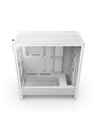 NZXT H5 Flow RGB (2024) Tempered Glass White