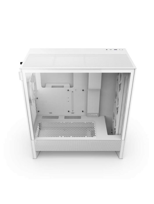 NZXT H5 Flow RGB (2024) Tempered Glass White