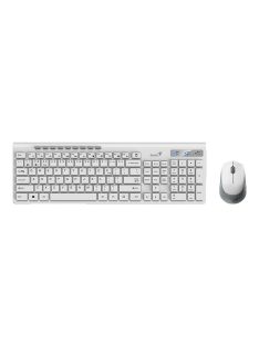   Genius SlimStar 8230 Wireless Bluetooth Keyboard Combo White US