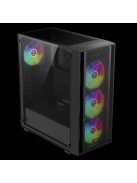 Gamdias Aura GC2 Elite ARGB Tempered Glass Black