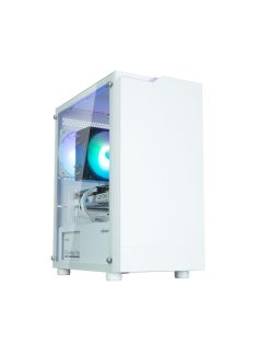 Zalman T4 Plus RGB Tempered Glass White