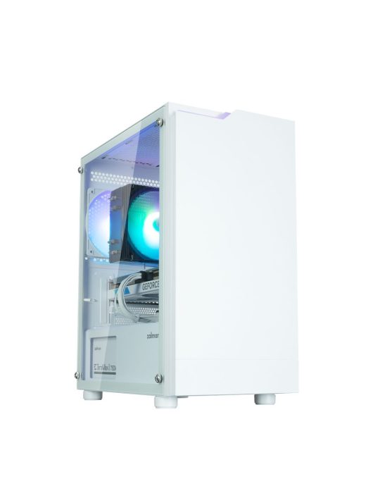 Zalman T4 Plus RGB Tempered Glass White