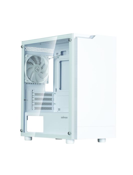 Zalman T4 Plus RGB Tempered Glass White
