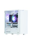 Zalman T4 Plus RGB Tempered Glass White