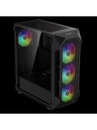 Gamdias Aura GC1 Elite ARGB Tempered Glass Black