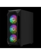 Gamdias Aura GC1 Elite ARGB Tempered Glass Black