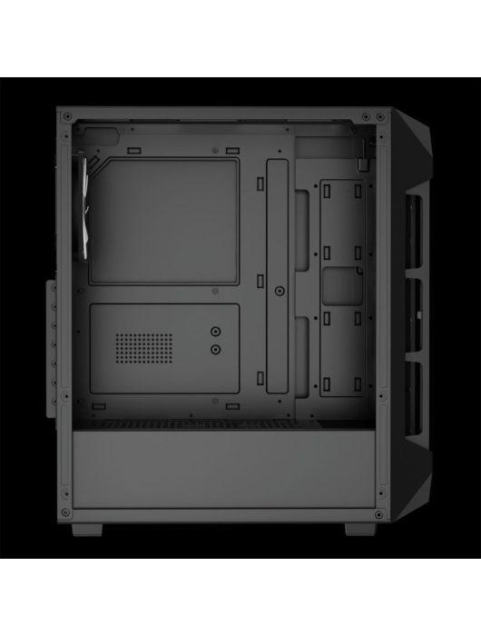 Gamdias Aura GC1 Elite ARGB Tempered Glass Black